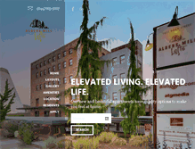Tablet Screenshot of albersmilllofts.com